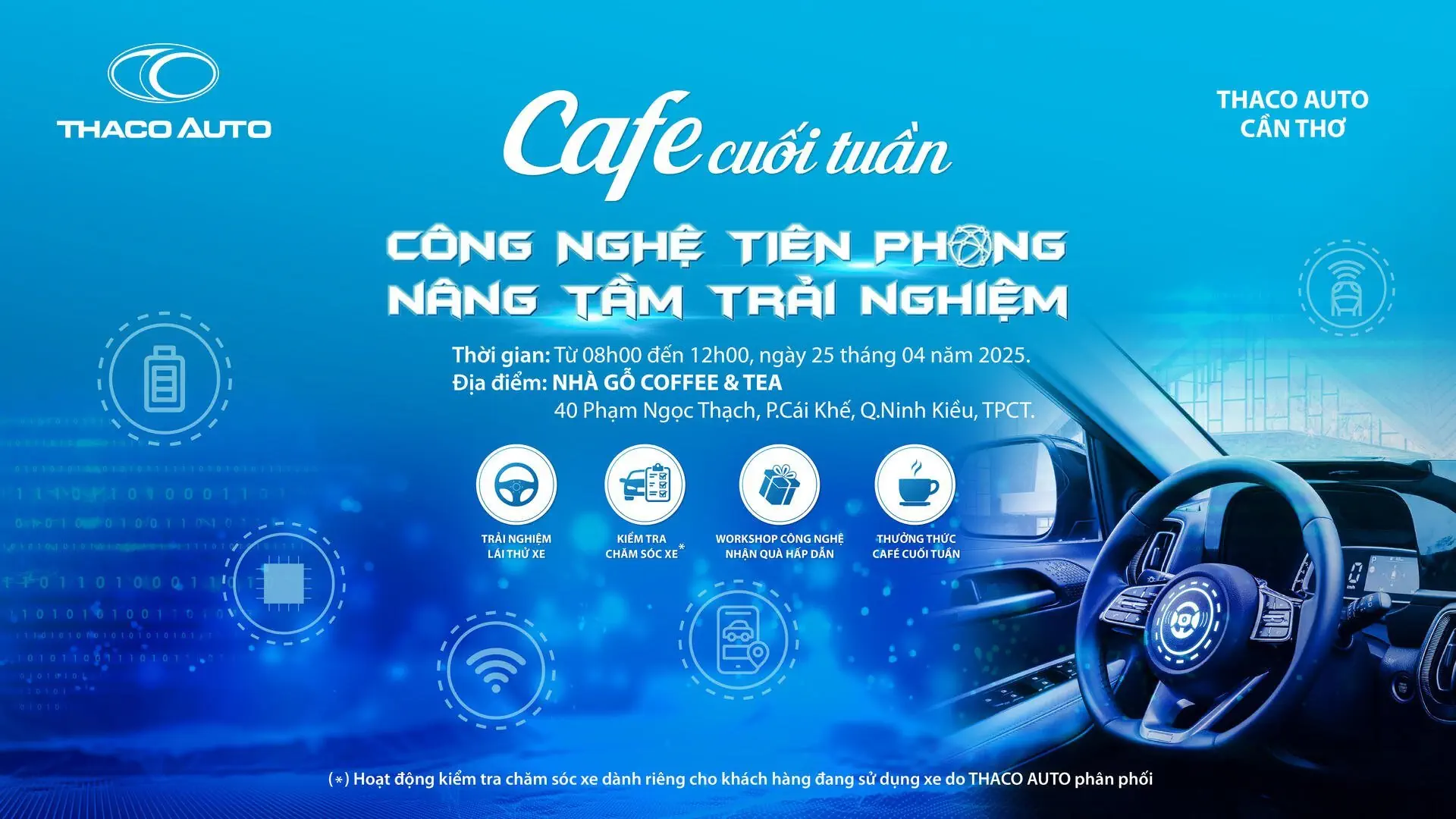 CAFE CUỐI TUẦN THÁNG 4: CÔNG NGHỆ TIÊN PHONG - NÂNG TẦM TRẢI NGHIỆM