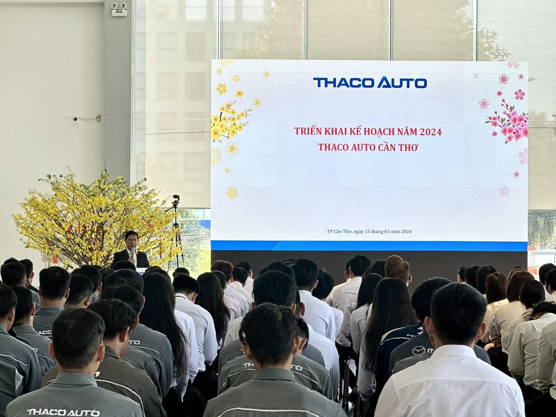 THACO AUTO Cần Thơ tổ chức chương trình Lễ Khai niên Giáp Thìn 2024