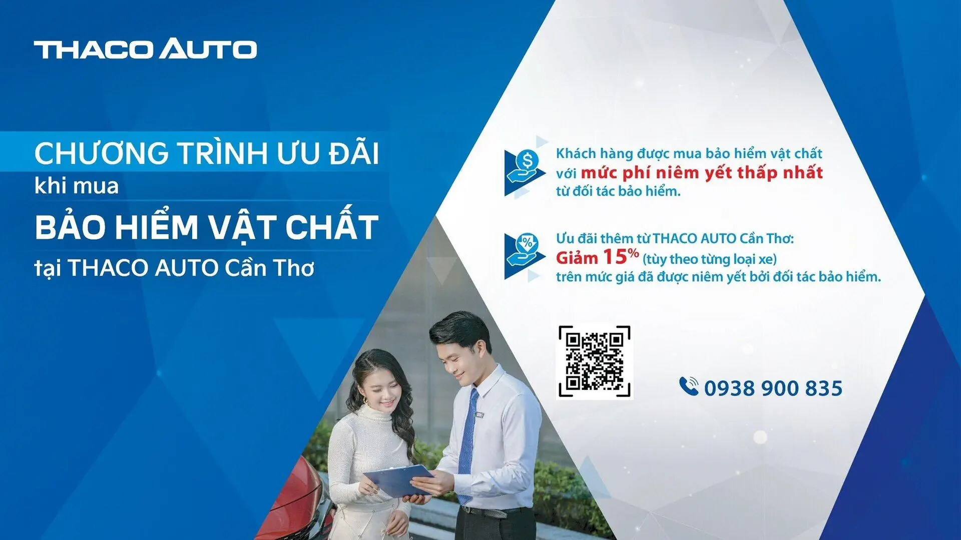 "An tâm tuyệt đối” khi mua bảo hiểm vật chất tại THACO AUTO Cần Thơ