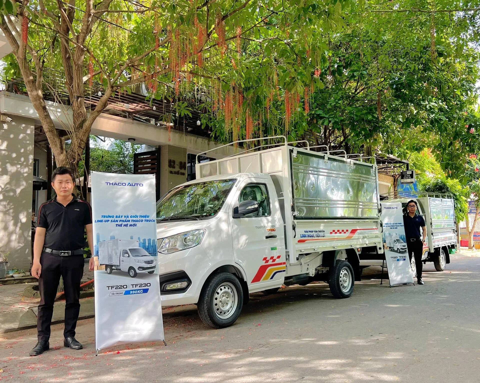 Vận chuyển hàng hoá linh hoạt với xe Tải nhỏ máy xăng THACO TF220 và THACO TF230