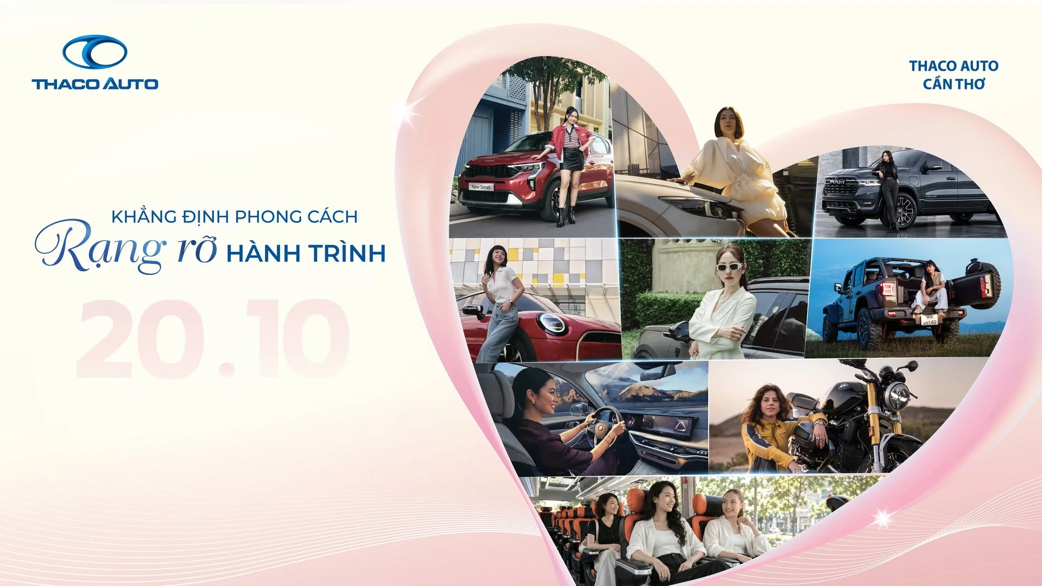 THACO AUTO CẦN THƠ CHÚC MỪNG NGÀY PHỤ NỮ VIỆT NAM 20/10