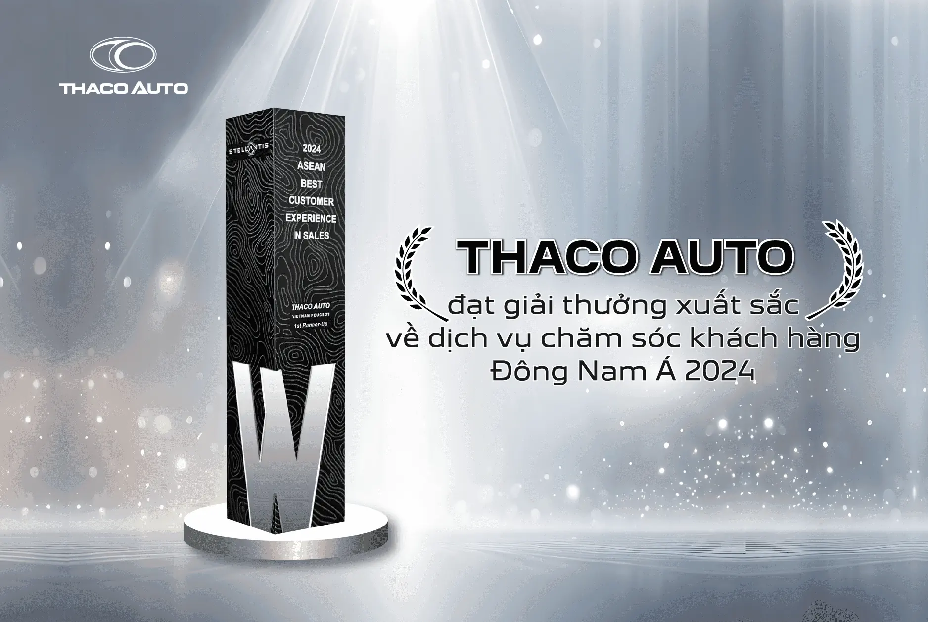 THACO AUTO đạt Giải thưởng xuất sắc về Dịch vụ chăm sóc khách hàng khu vực Đông Nam Á năm 2024
